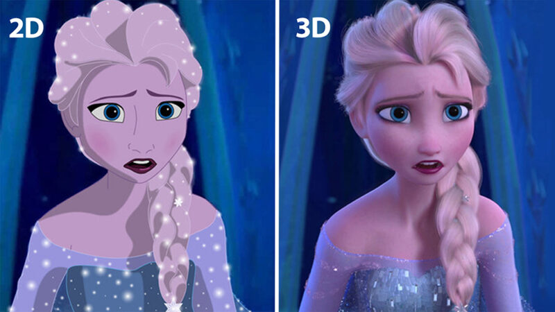 Difference Between 2D and 3D Animation