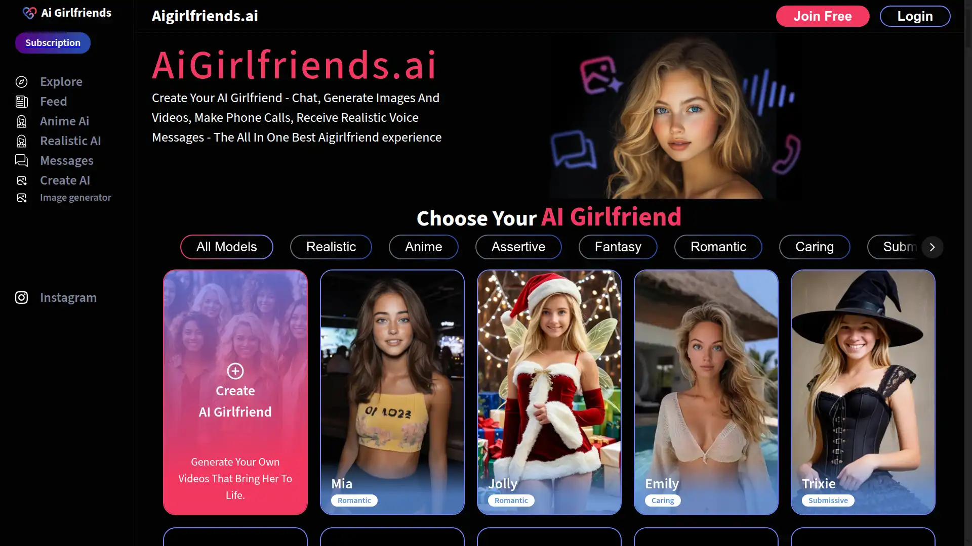 AIGirlfriends.ai — The Technically Most Complete Platform