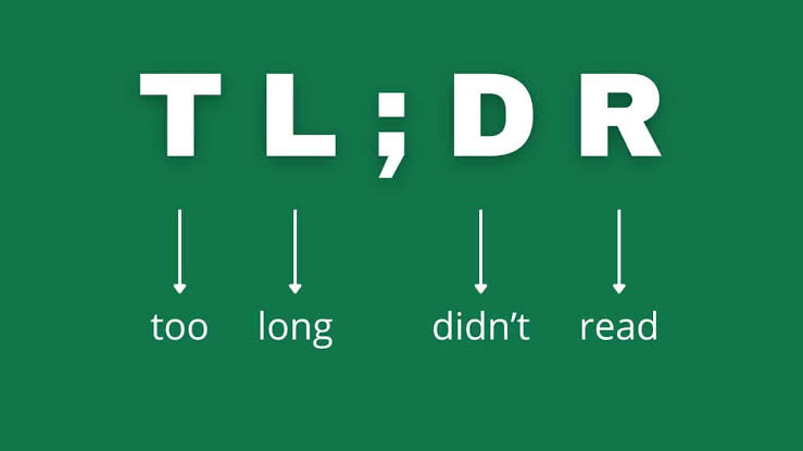 What Is TL;DR in Content