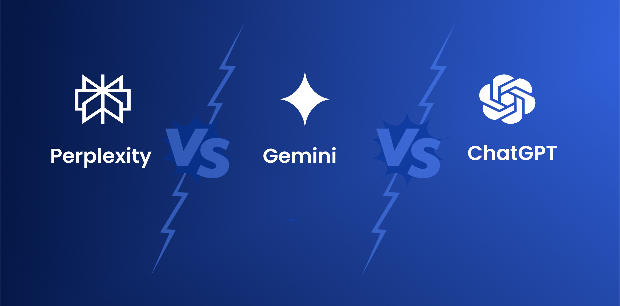Gemini vs ChatGPT vs Perplexity