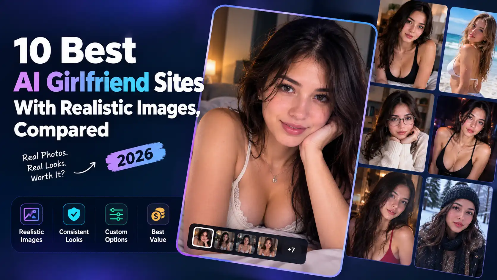 10 Best AI Girlfriend Sites With Realistic Images, Compared