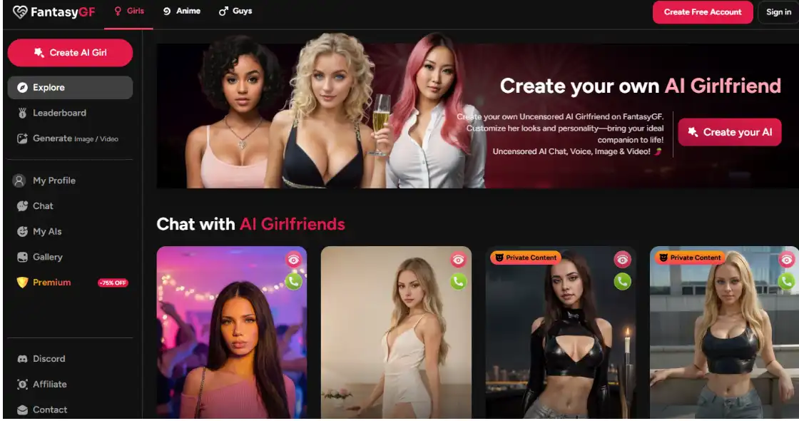 FantasyGF — Best for Custom Kiss-Videos