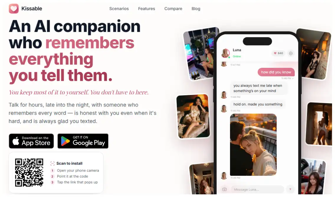 Kissable — Best for Sending Video Like a Voice Note
