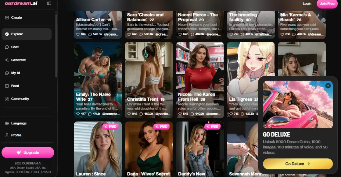 Ourdream AI — Best for Affordable Videos